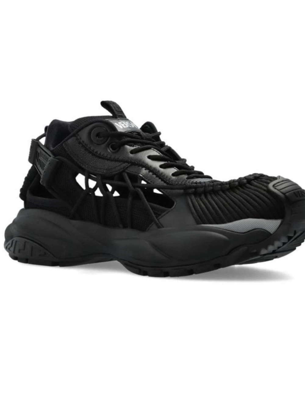 Versace Woman Black Performance Trail Sneakers SZ 40 - Picture 5 of 10